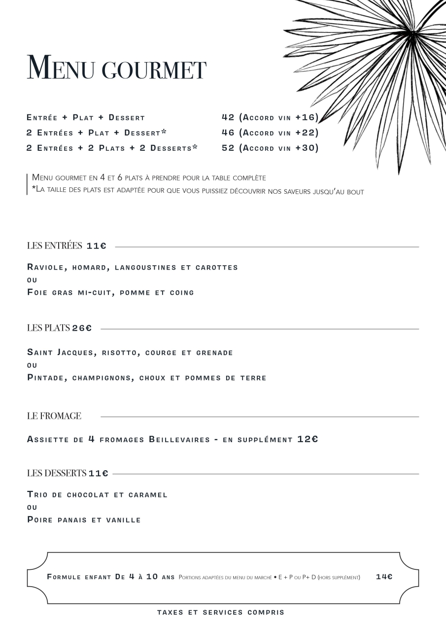 La Carte - Le Transition - Restaurant Bistronomique Nantes - Restaurant Bistronomique Nantes