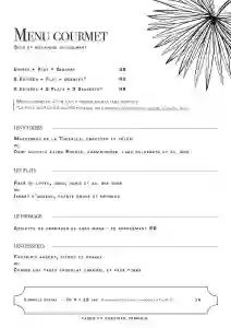 La Carte - Le Transition - Restaurant Bistronomique Nantes - restaurant Traditionnel NANTES