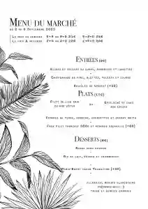 La Carte - Le Transition - Restaurant Bistronomique Nantes - Ou manger a Nantes